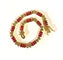 Bracelet Bracelet en or jaune 18 carats avec rubis calibrés et diamants 58 Facettes AB620