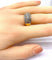 Bague 57 Bague jonc bandeau en or jaune 18 carats et diamants 58 Facettes AB624