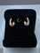 Boucles d'oreilles Boucles d’oreilles en or jaune 18 carats, diamants et pierres rouges 58 Facettes AB629
