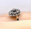 Bague 54 Bague marguerite en or blanc 18 carats, platine et diamants 58 Facettes AB625