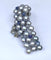 Bracelet Bracelet en or blanc 18 carats, saphirs étoilés, diamants et perles grises 58 Facettes AB632