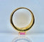 Bague 53 Bague bandeau en or jaune 18 carats avec saphir rose et diamants 58 Facettes AB631