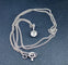 Collier Chaîne et pendentif en or blanc 18 carats avec diamant 0,40 ct 58 Facettes AB633