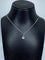 Collier Chaîne et pendentif en or blanc 18 carats avec diamant 0,40 ct 58 Facettes AB633