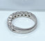 Bague 49 Demi-alliance - Bague en or blanc 18 carats et diamants 58 Facettes AB635