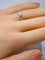 Bague 49 Demi-alliance - Bague en or blanc 18 carats et diamants 58 Facettes AB635