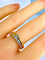 Bague 54 Bague solitaire et demi-alliance en or 18 carats et diamants 58 Facettes AB637