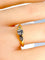 Bague 52 Bague solitaire en or 18 carats avec diamants 58 Facettes AB636