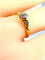 Bague 52 Bague solitaire en or 18 carats avec diamants 58 Facettes AB636