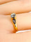Bague 52 Bague solitaire en or 18 carats avec diamants 58 Facettes AB636