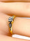 Bague 52 Bague solitaire en or 18 carats avec diamants 58 Facettes AB636