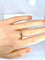Bague 52 Bague solitaire en or 18 carats avec diamants 58 Facettes AB636