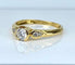Bague 52 Bague solitaire en or 18 carats avec diamants 58 Facettes AB636
