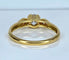 Bague 52 Bague solitaire en or 18 carats avec diamants 58 Facettes AB636