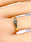 Bague 52 Bague solitaire en or 18 carats avec diamants 58 Facettes AB636