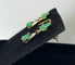 Boucles d'oreilles Boucles d’oreilles pendantes en or jaune 18 carats, émeraudes et diamants 58 Facettes AB641