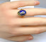 Bague 52 Limoges - Bague en or jaune 18 carats, émail polychrome 58 Facettes AB646