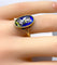 Bague 52 Limoges - Bague en or jaune 18 carats, émail polychrome 58 Facettes AB646