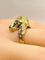Bague 51 Bague tête de cheval en or jaune 18 carats et diamants 58 Facettes AB643