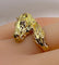 Bague 51 Bague tête de cheval en or jaune 18 carats et diamants 58 Facettes AB643