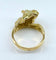 Bague 51 Bague tête de cheval en or jaune 18 carats et diamants 58 Facettes AB643