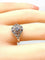 Bague 53 Bague vers 1900 en or blanc 18 carats et diamants 58 Facettes AB650