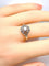 Bague 53 Bague vers 1900 en or blanc 18 carats et diamants 58 Facettes AB650