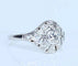 Bague 53 Bague vers 1900 en or blanc 18 carats et diamants 58 Facettes AB650