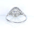 Bague 53 Bague vers 1900 en or blanc 18 carats et diamants 58 Facettes AB650