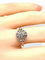 Bague 53 Bague vers 1900 en or blanc 18 carats et diamants 58 Facettes AB650