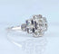 Bague 52 Bague Art déco en or blanc 18 carats et diamants, vers 1930 58 Facettes AB651