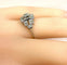 Bague 52 Bague Art déco en or blanc 18 carats et diamants, vers 1930 58 Facettes AB651