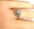 Bague 52 Bague Art déco en or blanc 18 carats et diamants, vers 1930 58 Facettes AB651