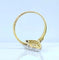Bague 50 Bague marquise en or jaune 18 carats et diamants, vers 1900 58 Facettes AB653