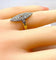 Bague 50 Bague marquise en or jaune 18 carats et diamants, vers 1900 58 Facettes AB653