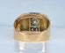 Bague 52 Bague Tank en or jaune 18 carats et diamants 58 Facettes AB652