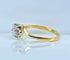 Bague 56.5 Bague toi et moi en or jaune et blanc 18 carats diamants 58 Facettes AB660