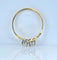 Bague 56.5 Bague toi et moi en or jaune et blanc 18 carats diamants 58 Facettes AB660