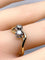 Bague 56.5 Bague toi et moi en or jaune et blanc 18 carats diamants 58 Facettes AB660