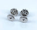 Boucles d'oreilles Boucles d’oreilles en or blanc 18 carats et diamants 58 Facettes AB662