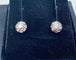 Boucles d'oreilles Boucles d’oreilles en or blanc 18 carats et diamants 58 Facettes AB662