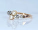 Bague 55 Bague en or 18 carats avec perles et diamants taille rose 58 Facettes AB661