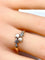 Bague 55 Bague en or 18 carats avec perles et diamants taille rose 58 Facettes AB661