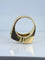 Bague 51 Bague Tank sertie de diamants en or jaune 18 carats et platine 58 Facettes AB665