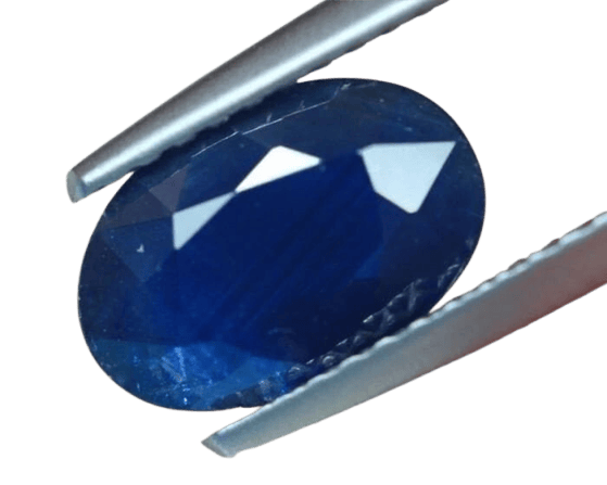 Gemstone Saphir bleu ovale chauffé 1,92 ct (Sri Lanka) 58 Facettes 388