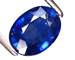 Gemstone Saphir bleu chauffé ovale 2,31 ct 58 Facettes 337