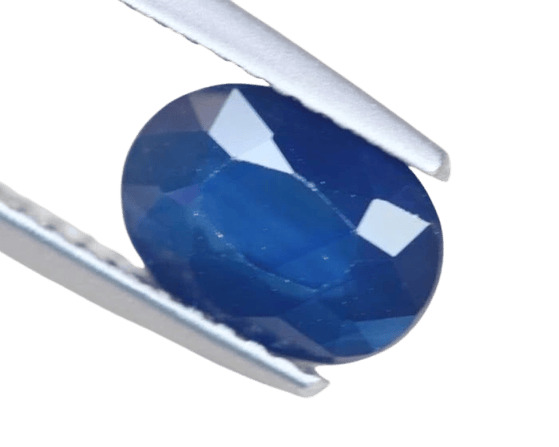 Gemstone Saphir bleu ovale 1,85 ct chauffé, origine Sri Lanka 58 Facettes 341