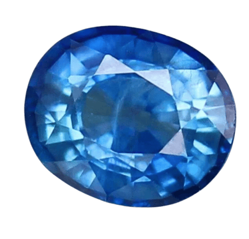 Gemstone Saphir bleu ovale 1,59 ct chauffé, origine Sri Lanka 58 Facettes 266