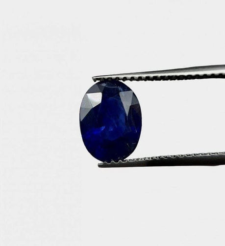 Gemstone Saphir bleu non chauffé 2,04 ct taille ovale 58 Facettes 207