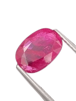 Gemstone Rubis naturel ovale 2,22 ct Birmanie sang de pigeon, certificat AIG 58 Facettes 192